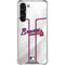 MLB Atlanta Braves Home Jersey Galaxy S24 FE Clear Case